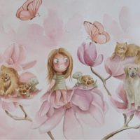 curso de aquarela criação de personagens